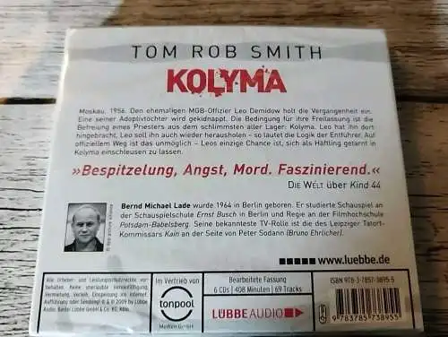 Tom Rob Smith - KOLYMA   - Hörbuch  4 CD  NEU OVP   D05