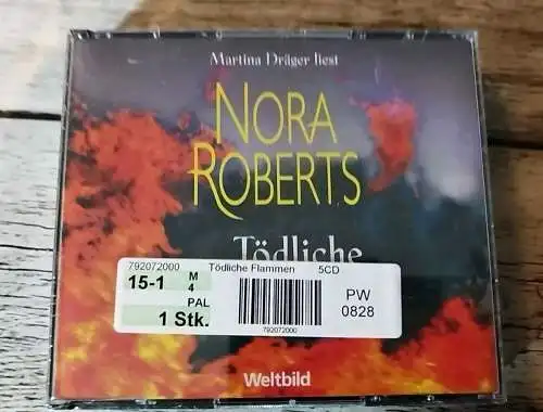 HÖRBÜCH: 5CD Nora Roberts Tödliche Flammen