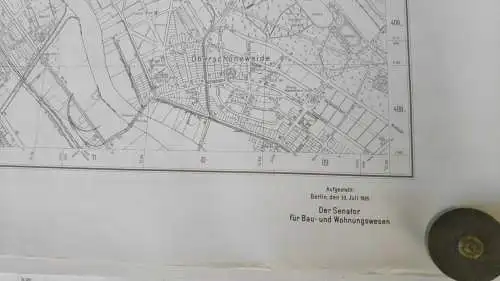 F670/ Berlin. 7 alte Flächennutzungspläne 70er Jahre