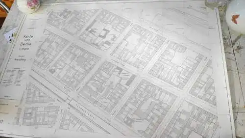 F670/ Berlin. 7 alte Flächennutzungspläne 70er Jahre