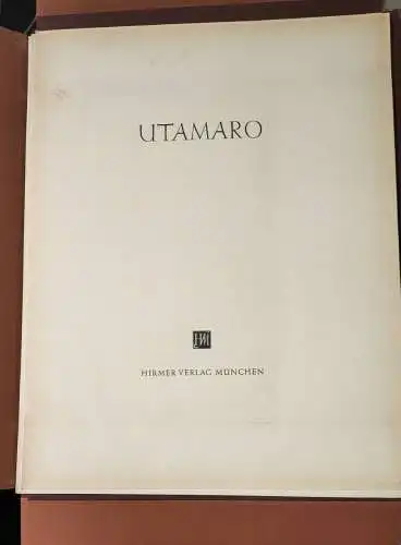 E855/ Utamaro Kitagawa 10 Offsetdrucke Hirmer  Verlag