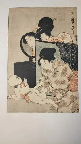 E855/ Utamaro Kitagawa 10 Offsetdrucke Hirmer  Verlag