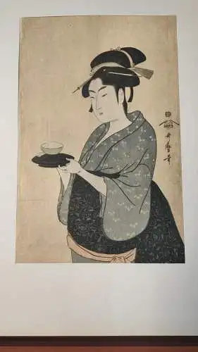 E855/ Utamaro Kitagawa 10 Offsetdrucke Hirmer  Verlag