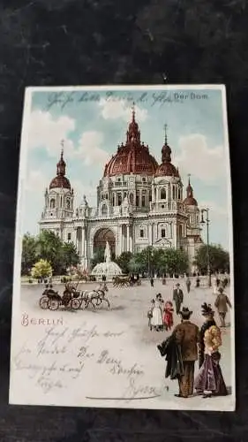 Alte Ansichtskarte Gruß aus Berlin um 1901