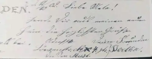 Alte Ansichtskarte Gruß aus Dresden 