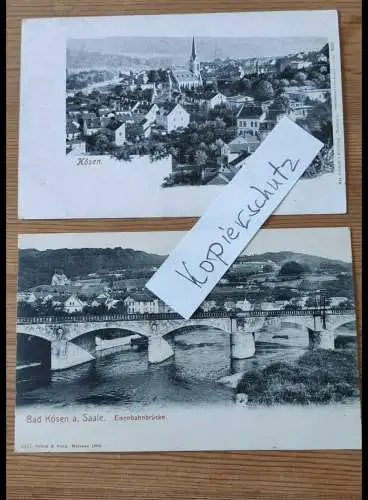 E805/ 2x Ansichtskarte Kösen / Bad Kösen 