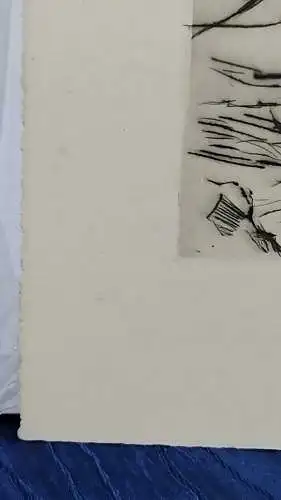 G82/ GRAF LUCKNER- St. Georg - Radierung / Kaltnadel 1922 aus der Jahresgabe 