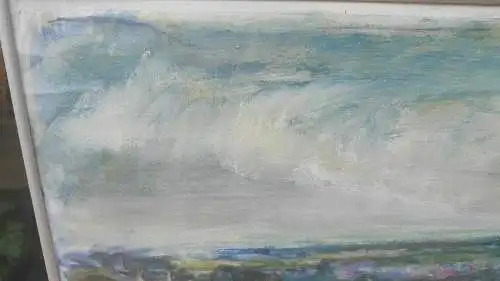 F592/  CRIMMITSCHAU Aquarell von Berliner Malerin