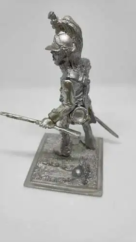 004/ Zinnsoldat Offizier unbemalt 10 cm