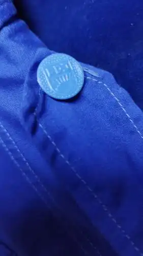 E800-5/ FDJ Blouson Stoff DDR kein Dederon mit Aufnäher und Knöpfen M88