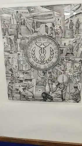 G514/ Grafik Rolf Langhammer Zollverwaltung der DDR