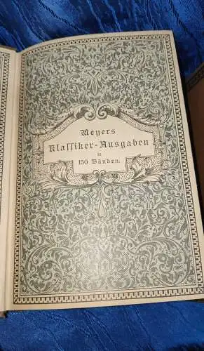 G119/ 2 x  Kleist Werke und Bürger Gedichte um 1900 Meyers Klassiker 