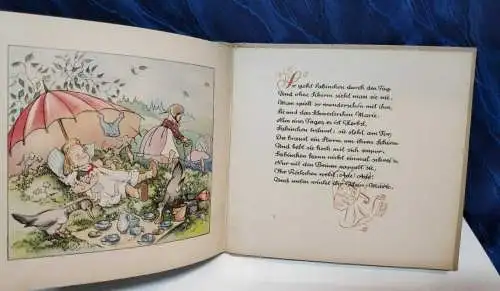 G130/ Altes Kinderbuch   Sabinchen mit dem Schirm 