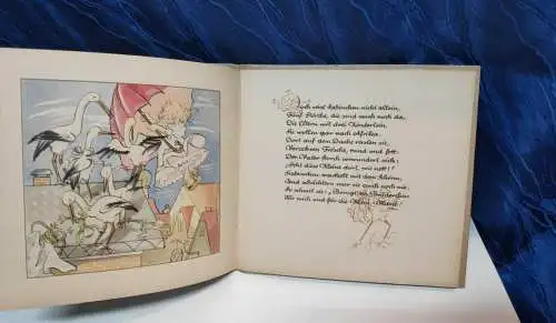 G130/ Altes Kinderbuch   Sabinchen mit dem Schirm 