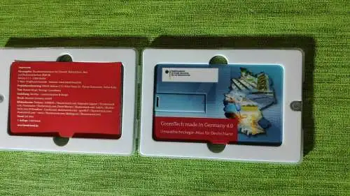 F528o/  Speicherkarte mit Werbung im Scheckkartenformat