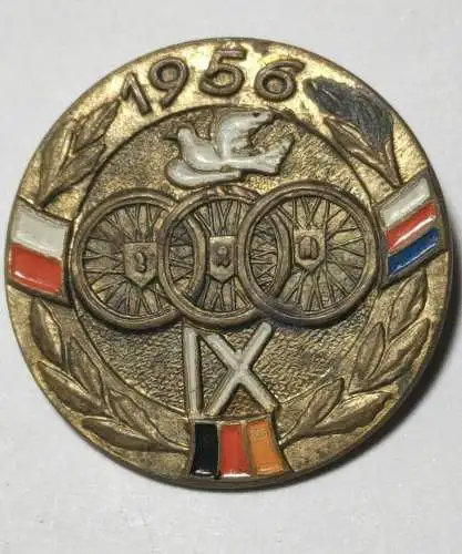 E880/ DDR Abzeichen IX. Friedensfahrt Course de la Paix PBW 1956 