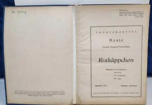 G127/ Hansibaz Märchen Bühne Rotkäppchen 3 Dioramen 