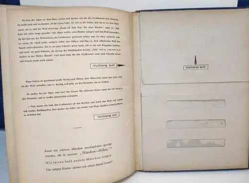 G127/ Hansibaz Märchen Bühne Rotkäppchen 3 Dioramen 