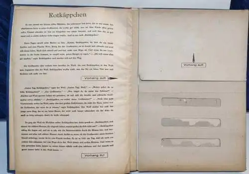 G127/ Hansibaz Märchen Bühne Rotkäppchen 3 Dioramen 