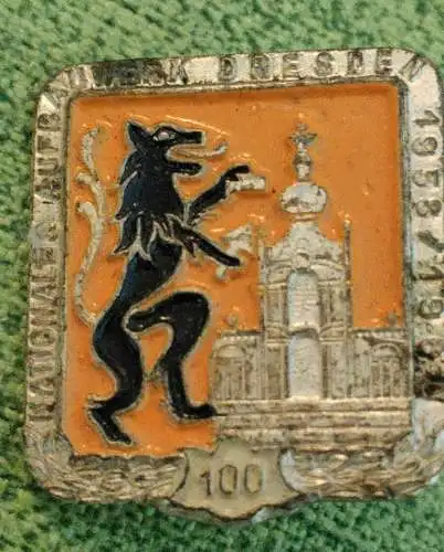 E880/ NAW Nationales Aufbauwerk Dresden 1958-60. Ehrennadel Abzeichen