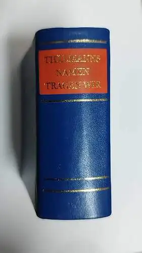 E800/ DDR Minibuch Miniaturbuch Thälmanns Namen tragen wir - JP