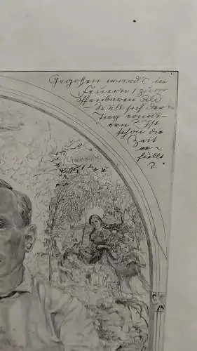 Radierung Hans Adolf Bühler Meisterschüler  Hans Thoma  Kunstakademie Karlsruhe 