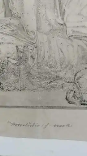 Radierung Hans Adolf Bühler Meisterschüler  Hans Thoma  Kunstakademie Karlsruhe 