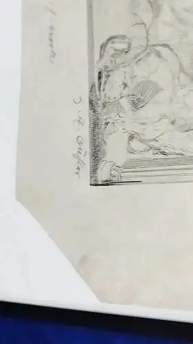 Radierung Hans Adolf Bühler Meisterschüler  Hans Thoma  Kunstakademie Karlsruhe 