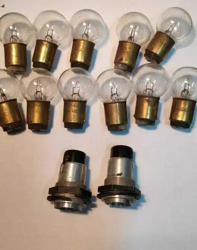 E477e/  5 Glühlampe 12V 15W B15 Glühbirne Lampe Birne