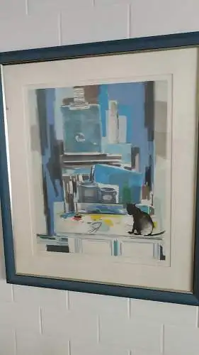 Piga, Bernard, 1934-2008, Farblithographie 90 X 77 cm signiert 