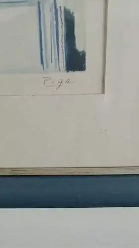Piga, Bernard, 1934-2008, Farblithographie 90 X 77 cm signiert 