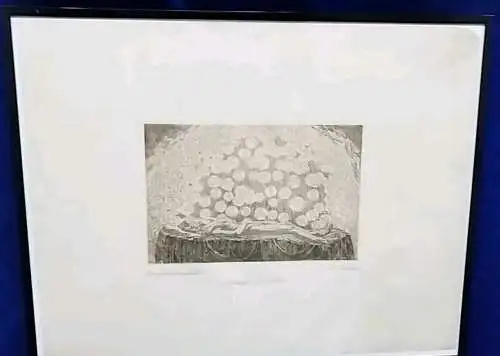 Radierung Hans Adolf Bühler Meisterschüler von Hans Thoma  