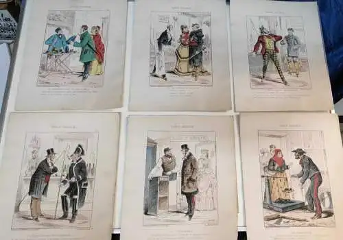  G126/ Paris assiégé. Scènes de la vie parisienne 1870/71 Bureau de l'Eclipse