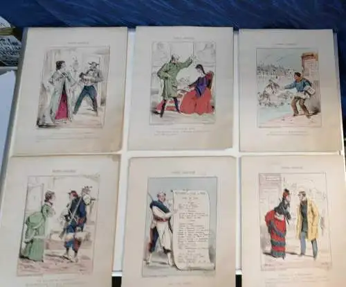  G126/ Paris assiégé. Scènes de la vie parisienne 1870/71 Bureau de l'Eclipse