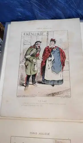  G126/ Paris assiégé. Scènes de la vie parisienne 1870/71 Bureau de l'Eclipse