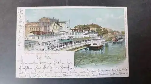 Ansichtskarte Litho  Dresden Helbigs Etablissement 