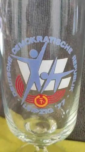 E880/ Glas DDR Turnfest Leipzig 1977