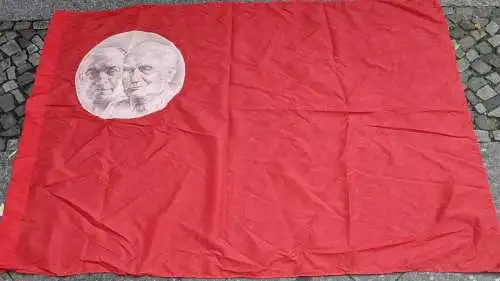F442/ DDR Fahne Banner Wilhelm Piek  ca.110 x 150 cm beidseitig 