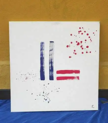  Abstrakte Malerei Kunst Acryl  Gemälde Postmoderne Purismus Peter Henri Berlin 