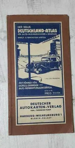 F142/ Der neue Deutschland-Atlas für Auto, Motorrad u. Sportler 15 Ravenstein 
