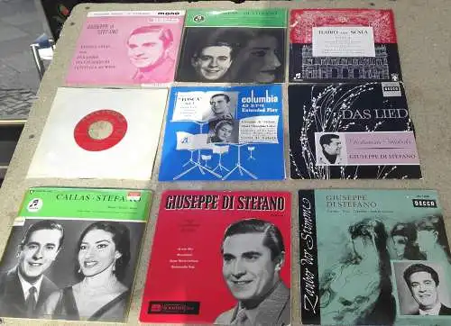 E81/ Giuseppe die Stefano / Callas Sammlung Vinyl Single