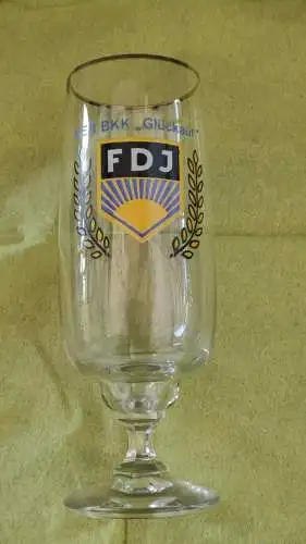E880/ Glas FDJ VEB BKK Glückauf