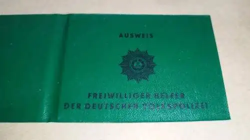 Ausweis Freiwilliger Helfer der Deutschen Volkspolizei