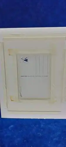 G304/ Grafik Kunstdruck Postkarte Loriot im Passepartout ca 30 X 24 cm