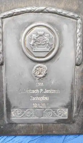 218/ Bäckereischild antik Zschepkau 