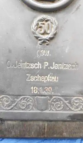 218/ Bäckereischild antik Zschepkau 