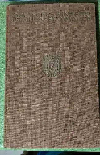 F145/ Deutsches Einheits-Familien-Stammbuch - Familienstammbuch Familie Grass