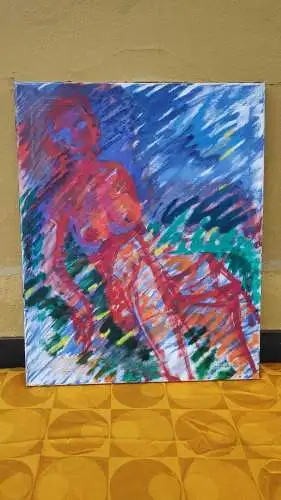 Ölbild/ Acrylbild Ryszard Kozlowski Berliner Kunstausstellung