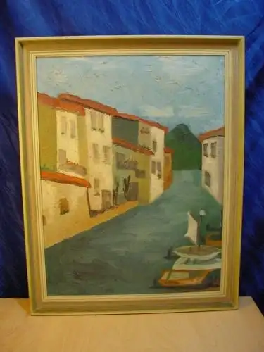 G486/ Naive Malerei Kimpel, Motiv: Venedig 