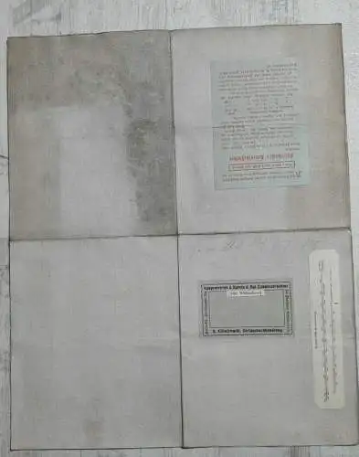 F157/ Alte Landkarte 340 Wittenberg Königreich Preußen 36 x 29 Militär